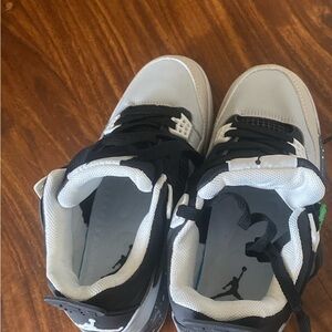 Nike Kids Black and White High-Top Sneakers